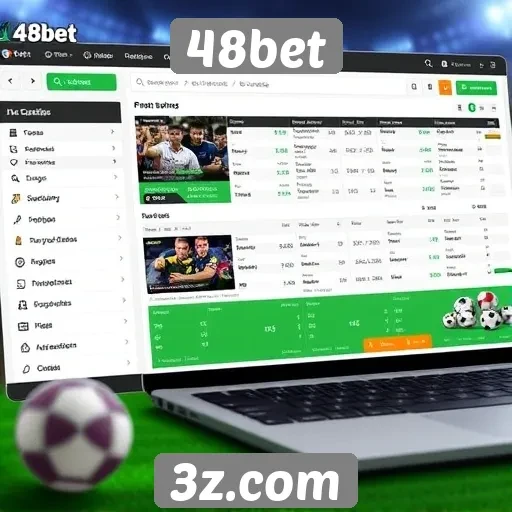 Facilidade de uso da interface do 48bet